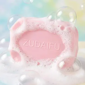 2/4/6Pc Zudaifu Sulfur Soap Cleanser Bar Body Wash Oil Control Gentle Cleansing for Body Care with Plant Extracts for Eczema Dry Acne Skin Relief 80g