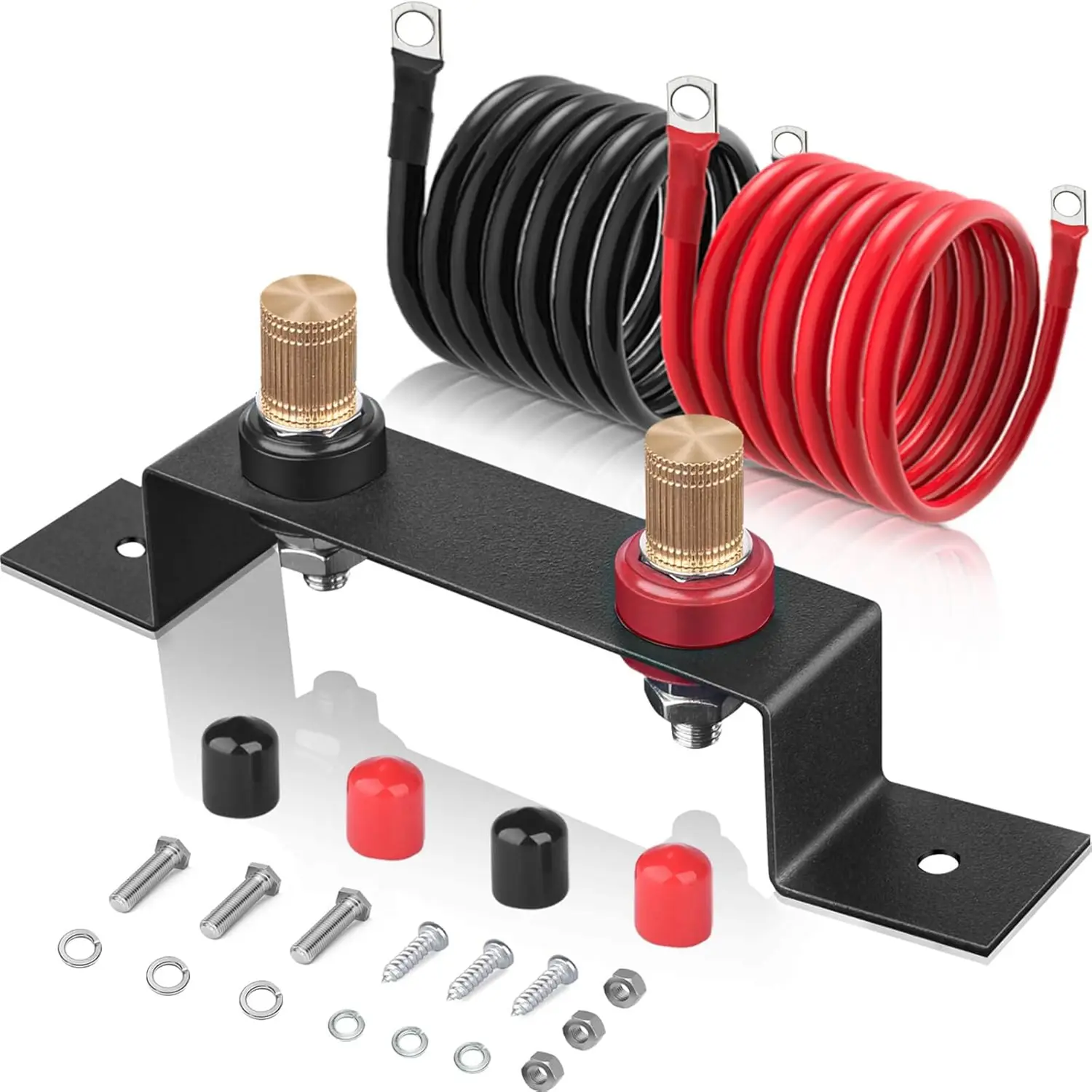 SUNMORN Battery Relocation Kit, Battery Jump Post Kit Heavy Duty Remote ...