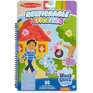 Blue's Clues & You! Restickable Stickers Pad - Places Blue Loves