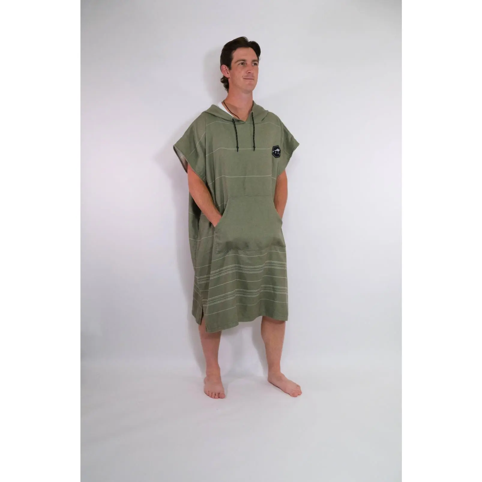 Olive Poncho Towel