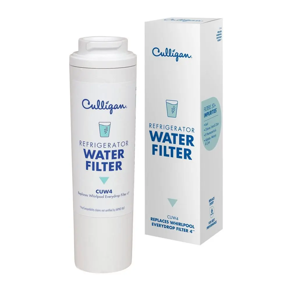Culligan CUW4 Replacement Whirlpool (EDR4RXD1/WHR4RXD1/KAD4RXD1) Refrigerator Water Filter 4: Filters Odors Lead Chlorine