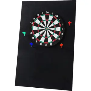 Dart Board Wall Protector Felt Wall Tiles Backing Board Cork Board Style Protector for Walls Reusable No-Mark Protection for Dart Boards