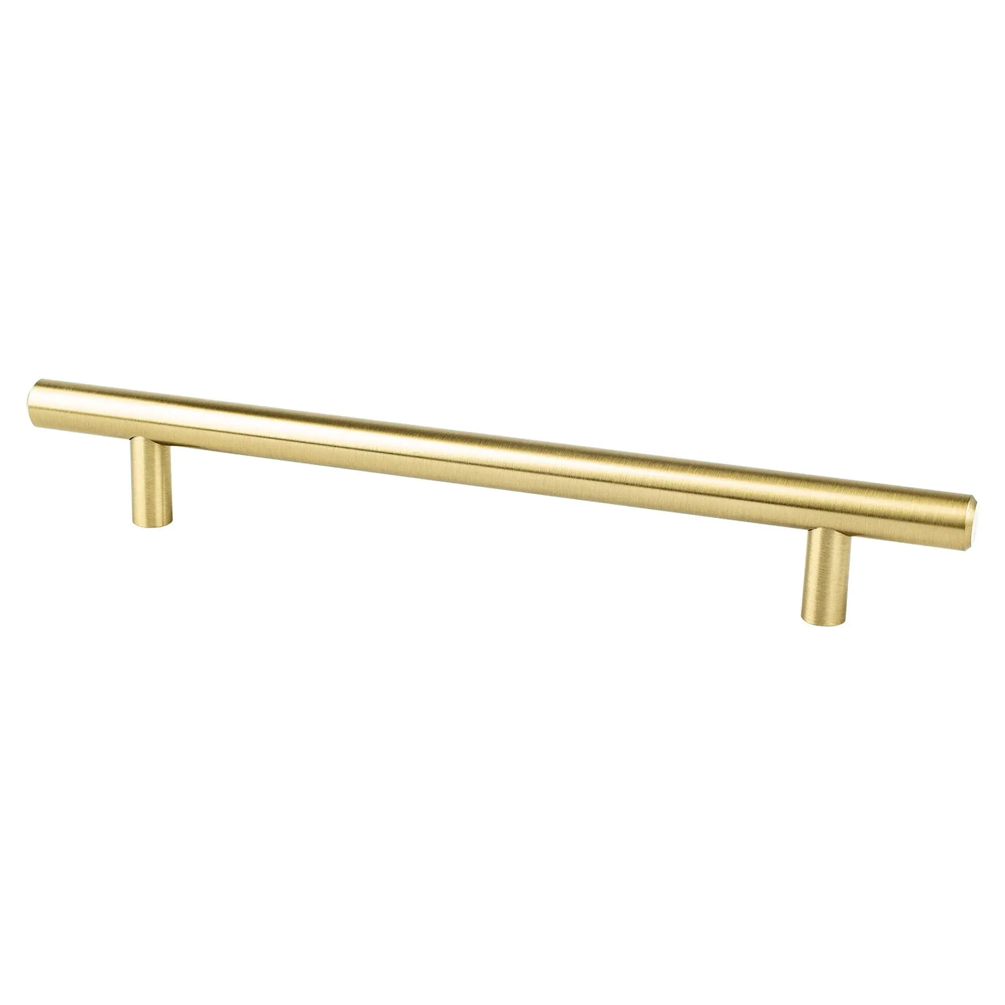 Berenson 0823-2MDB-P Modern Brushed Gold Metal Door Pull - 160 mm, 1 1/4 in, 1/2 in, for Bath Door Handles, Tools & Hardware