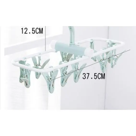 Square 12 clips green 1 piece + blue 1 piece