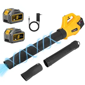 Cordless Leaf Blower Violent TurboFan,Pure Copper Motor With Battery,1-Hour Runtime,6-Speed Adjustable,Suitable for Leaves,Snow,Car Drying,Home & Garden Cleaning