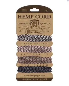 Hemp Braided Cord Cards