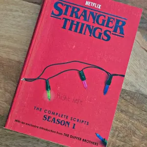 Stranger Things: The Complete Scripts Season 1 by The Duffer Brothers – Official Netflix Paperback Book, Screenplay Book, Hawkins Indiana, season one scripts