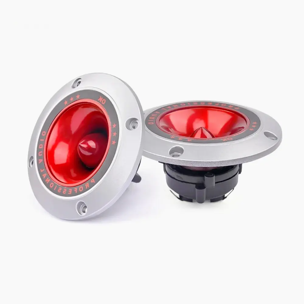 2Pcs 4-Inch Ceramic Sheet Piezoelectric Tweeters, 100W Buzzer Treble Audio Speakers with Direct Solder, Auxiliary Input for Stage Amplifier Use, Auxillary Input, Bluetooth
