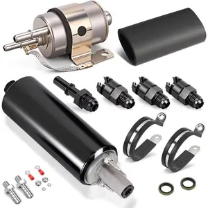 255LPH Inline LS Swap High Pressure EFI Fuel Pump w/Install Kit GSL392