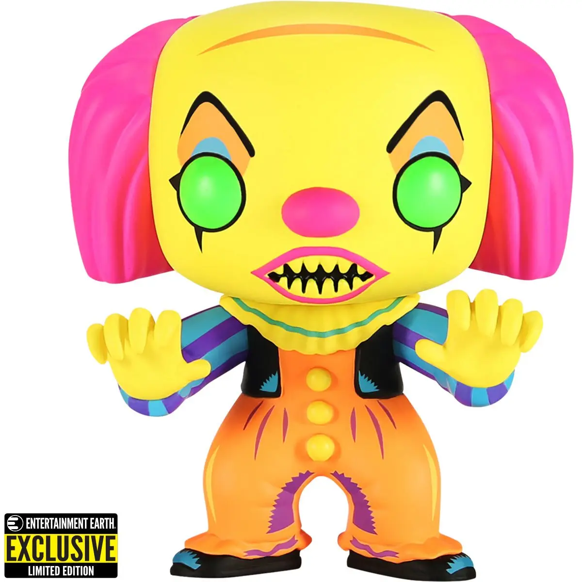 POP Horror: IT- Pennywise Black Light Entertainment Earth Edition