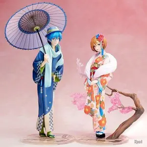 Anime Kimono KAITO & MEIKO  Statue Girls PVC Figure Model Toys