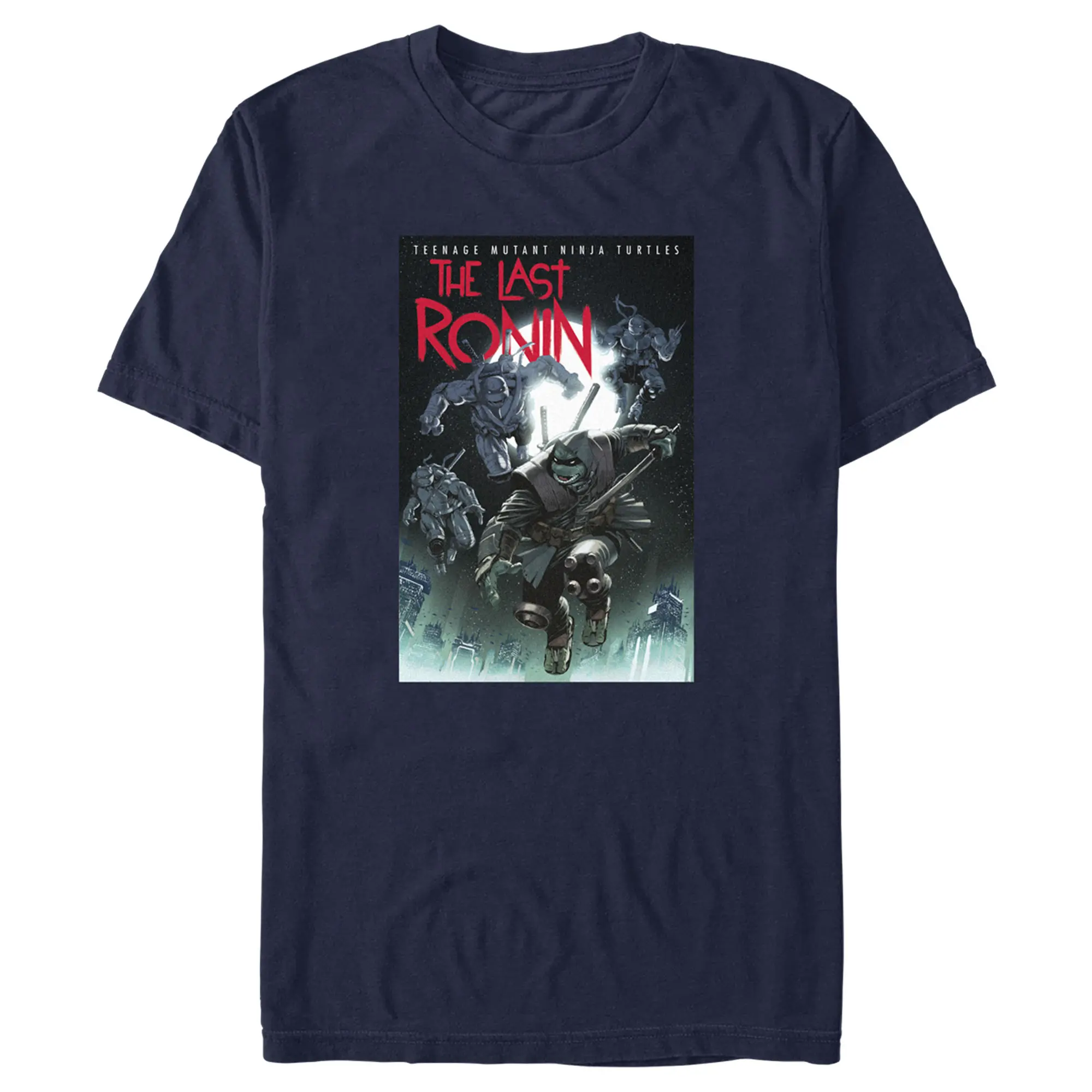 Men's Teenage Mutant Ninja Turtles The Last Ronin Issue 4 Cover T-Shirt, Ghost, Stylish
