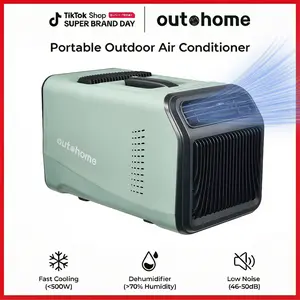 Portable Air Conditioner 5100 BTU, 110V Quiet Cooling AC with Fan, 24 Hour Timer, 4-in-1 Unit for Small Rooms, Tent, RV & Home Use