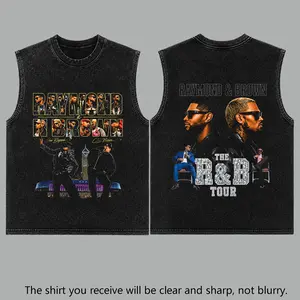 BOD - The R&B Raymond & Brown Tour 2026 V7 Acid Washed Graphic Tee, R&B Music Premium Cotton Concert Shirt, Hip Hop Soul Streetwear, Gift for R&B Fans, Vintage Music