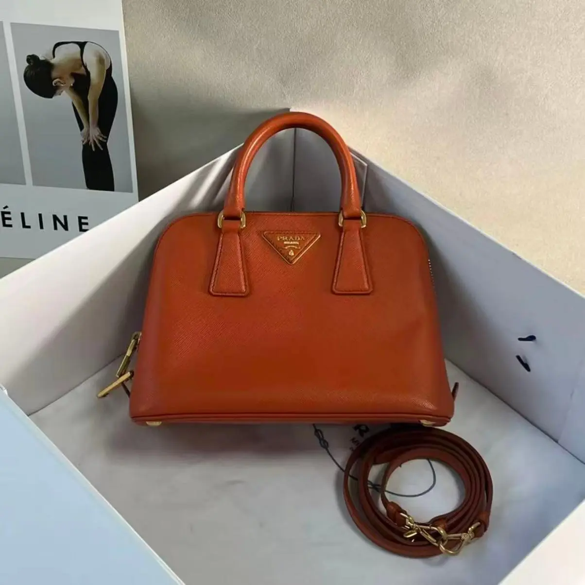 Pre-owned Prada^/Top Handle Bags/LYB1512805