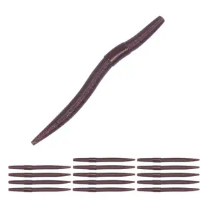 Good Joy Box 5.1 Inch 15 Pieces Soft Plastic Lure Fishing Bait Set, High-Quality Fisherman Supplies