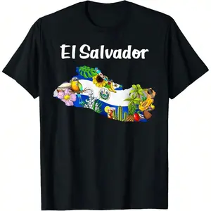 El Salvador Roots and Heritage El Salvadoran Flag T-Shirt