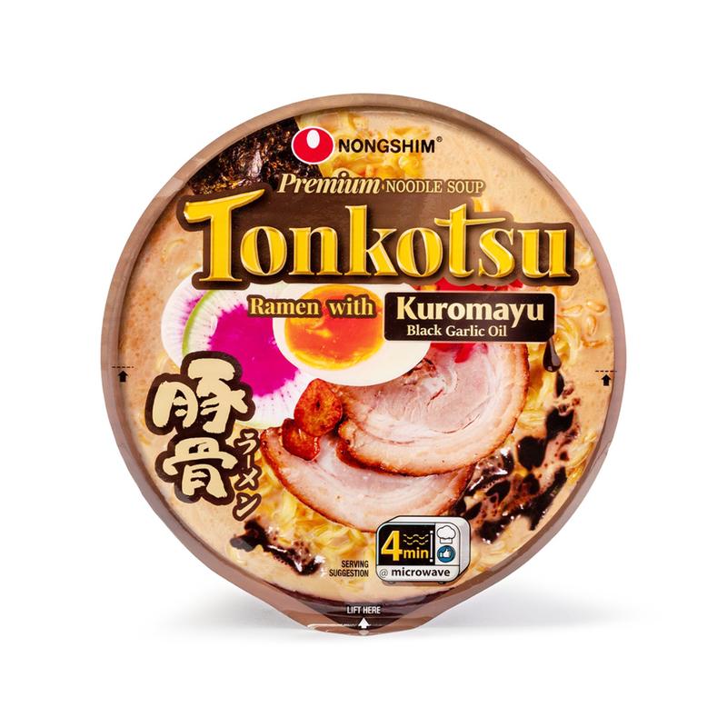 Nongshim Tonkotsu Ramen with Kuromayu Noodle Big Bowl 3.56 oz