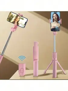 40 Inch Smartphone Selfie Stick Tripod Expandable Kit with Wireless Remote Control 360 Degree Rotation for iPhone 16 15 14 13 12 11 Pro XS XR X 8 7 Plus Android Cellphone