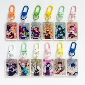 Kimetsu no Yaiba Anime Keychain | Demon Slayer-Inspired Acrylic Bag Charm