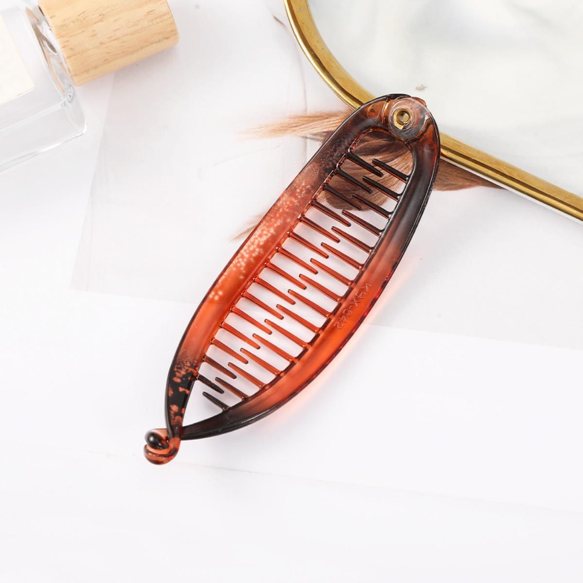 AWAYTR Banana Clip Hair Clips - Volumizing Hair Claw Clips & Hair Styling Accessories for Thick & Thin Hair 4Pack Non Slip Ponytail Holders