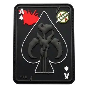 Mythosaur Skull Skull Spade Dead Card Patch (PVC Rubber-MTB7)
