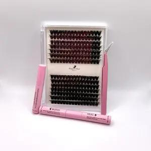 Unique Glam DIY Cluster Lash Kit – Set 02 | 9mm–15mm Lash Map | Lightweight & Reusable