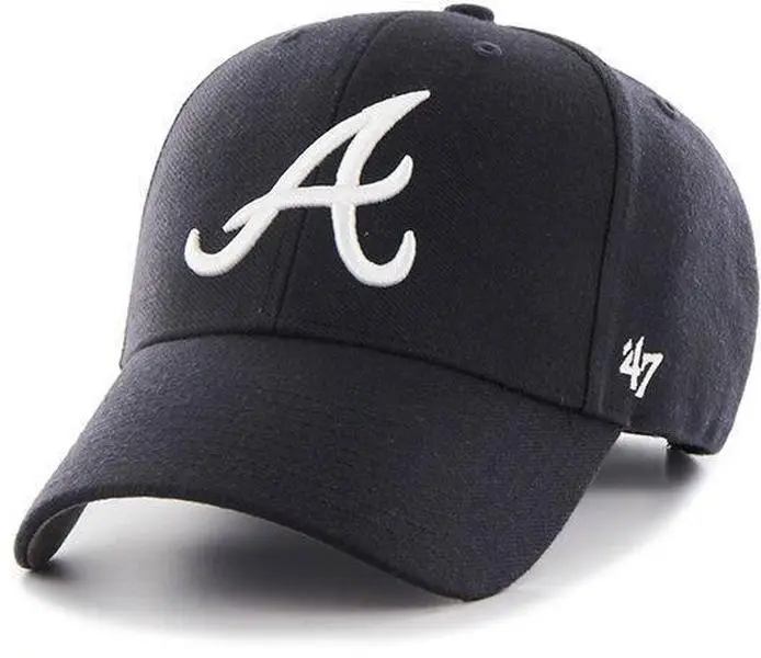 47 Atlanta Braves Juke MVP Adjustable Hat - Navy-Road B-MVP01WBV-RA-OSF