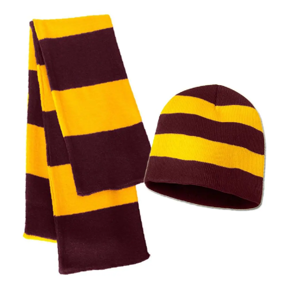 Maroon / Golden Yellow