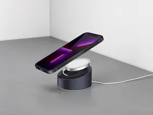 For iPhone 12-17, MagSafe Charger Stand, 25W Heavy-Duty Metal Base, Stouchi