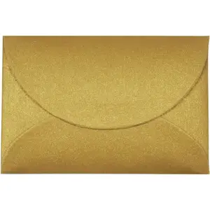 Iridescent  Card Envelopes (50 Pack) - Elegant Mini Envelopes  for Wedding Placeholders, Name Cards, Thank You Notes, Flower Arrangements, and  Tags (Aged )