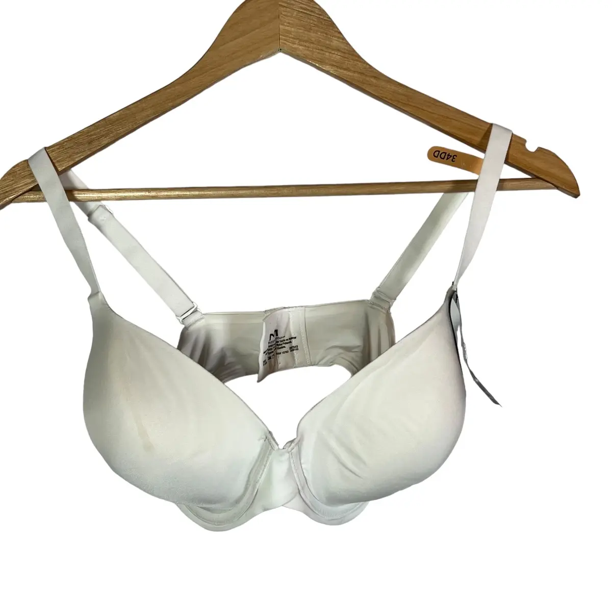 Maidenform One Fab Fit Modern Demi T-Shirt Underwire Bra Dm7543 Size 34DD