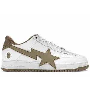 BAPE Men's A Bathing Ape Bape Sta OS #2 White Beige, from StockX