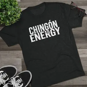 Unisex Tee, Bold 956 Chingón Energy Hustler Shirt, Texas Pride Crewneck, Vintage Grunge T-Shirt, Gift for Texan, Western Typography Top Fabric Knit