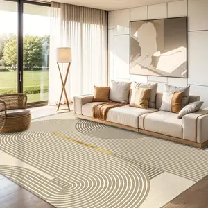 Abstract Geometric Art Pattern Floor Mat, Non-slip Soft Floor Carpet, Decorative Area Rug, Modern Indoor Rug, Abstract Rugs, Contemporary Rugs for Home Living Room Bedroom Kitchen Study Room