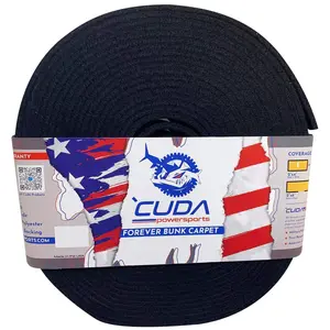 24" Wide BLACK - Boat Trailer Bunk Carpet