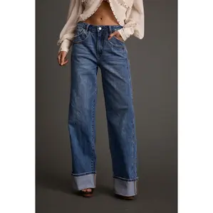 Presley Cuffed Straight Leg Denim