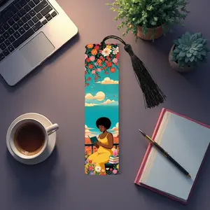 Woman in Yellow Bookmark
