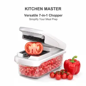 New multifunctional vegetable cutter vegetable and fruit shredding and slicing artifact household kitchen grater dicer