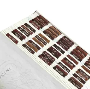 Repositionable Laminated Bible Tabs, Large Print Stickers, Easy-to-Read & Apply Bible Index Tabs for Women and Men, Earthy Brown Design