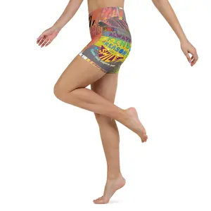 Authentic PHIM™ Women’s “Always Find a Reason to Smile” Biker Yoga Shorts – High-Waisted Inspirational Activewear