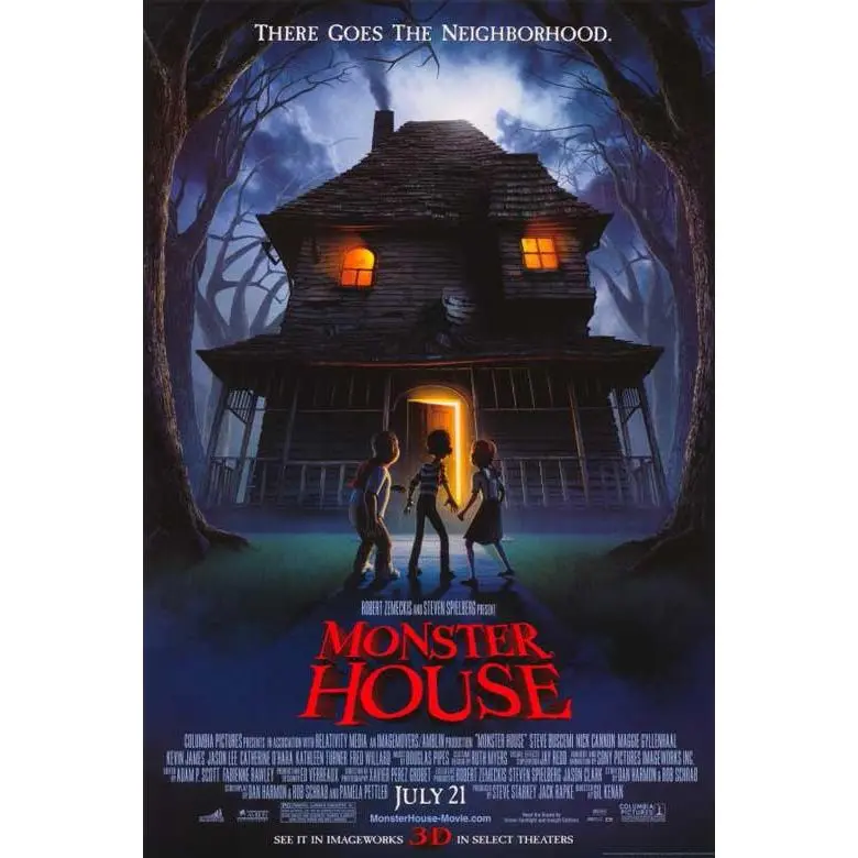 Monster House Movie Poster Print (11 x 17)