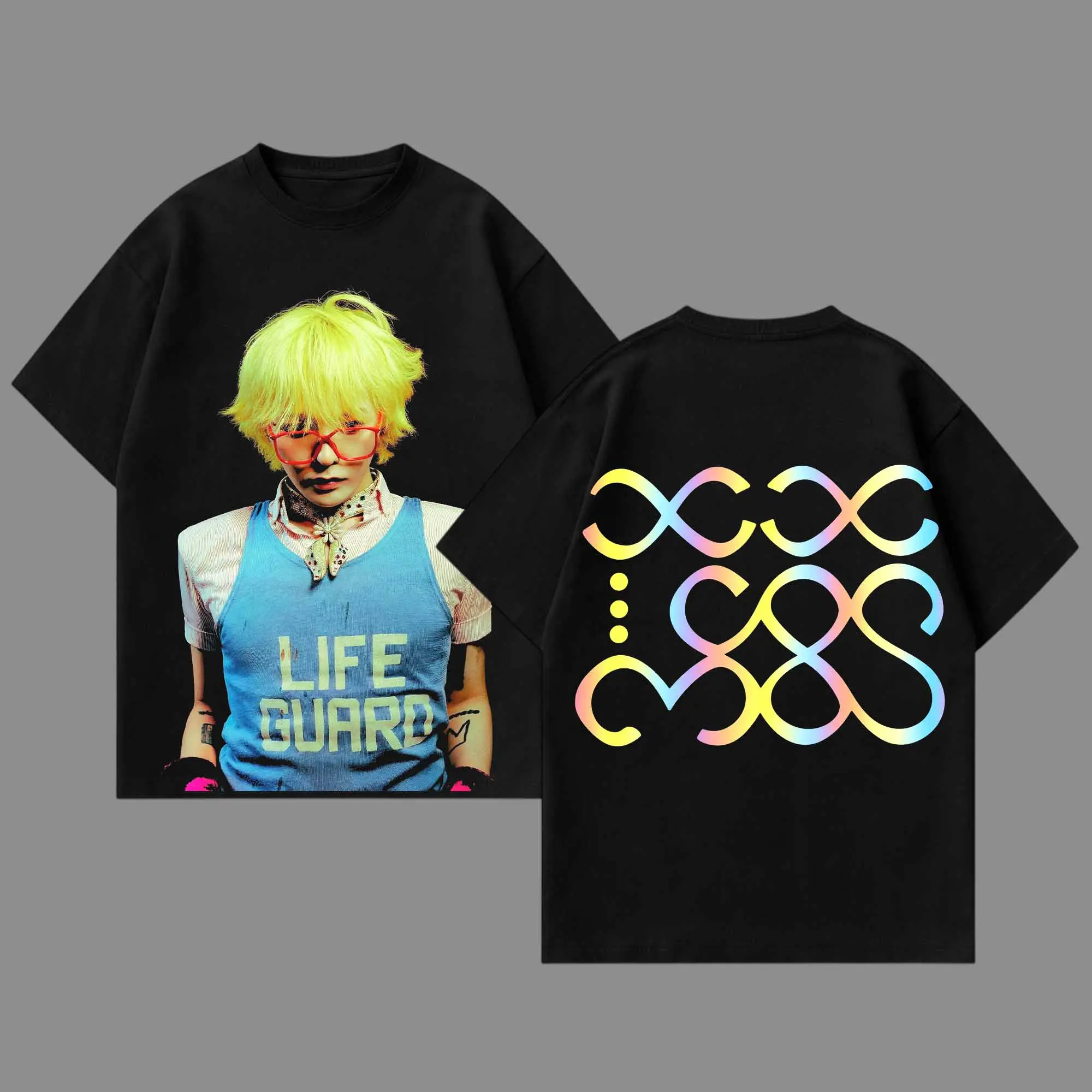 GD BIGBANG 20TH Anniversary XX : COSMOS WORLD TOUR V2 Premium Cotton T-Shirt - G-Dragon Taeyang Daesung Graphic Tee, KPOP Concert Tour Merch, Cute Festival Summer Shirt, Unisex Gift for Latin Fans