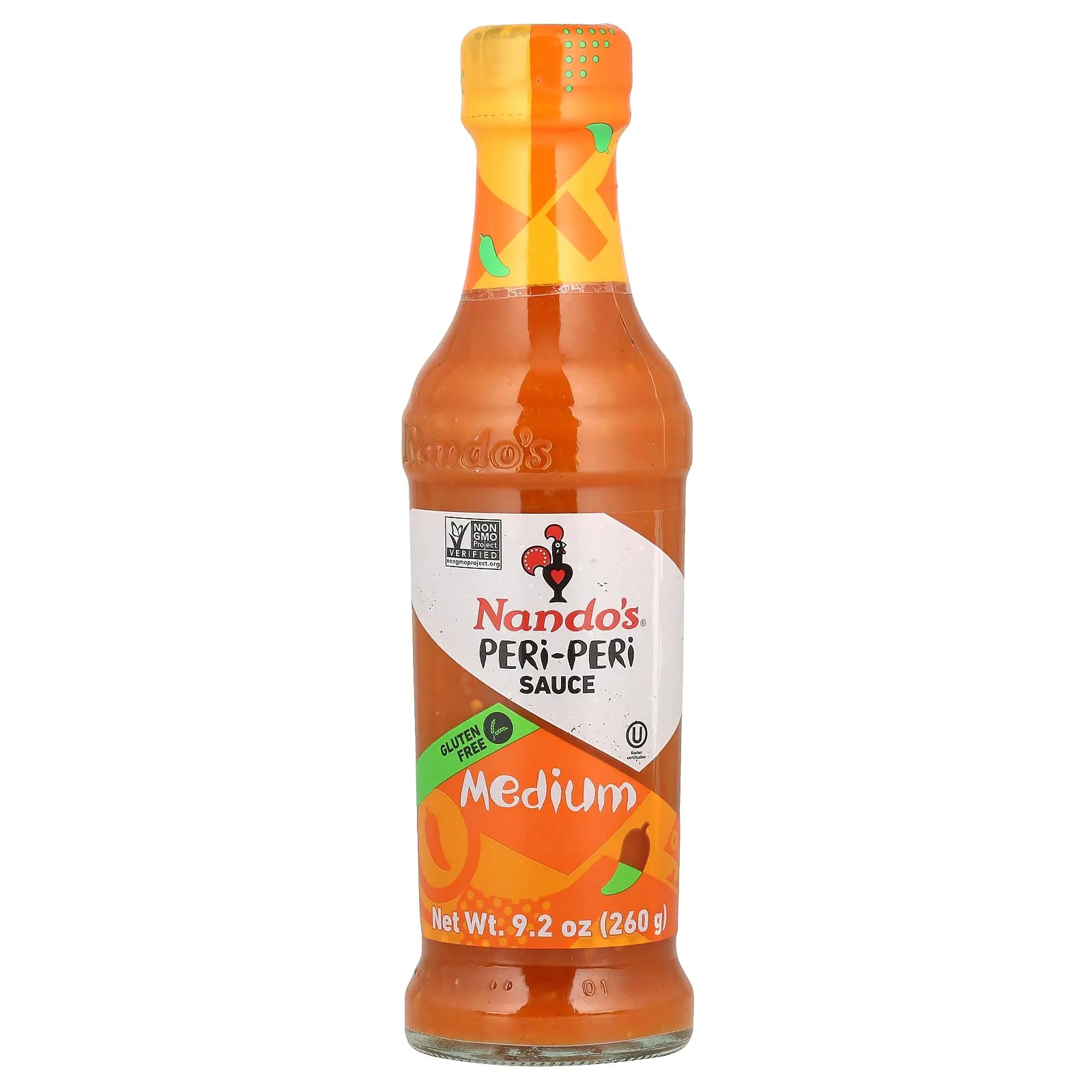 NANDO'S Peri-Peri Sauce, Medium, 9.2 oz (260 g)
