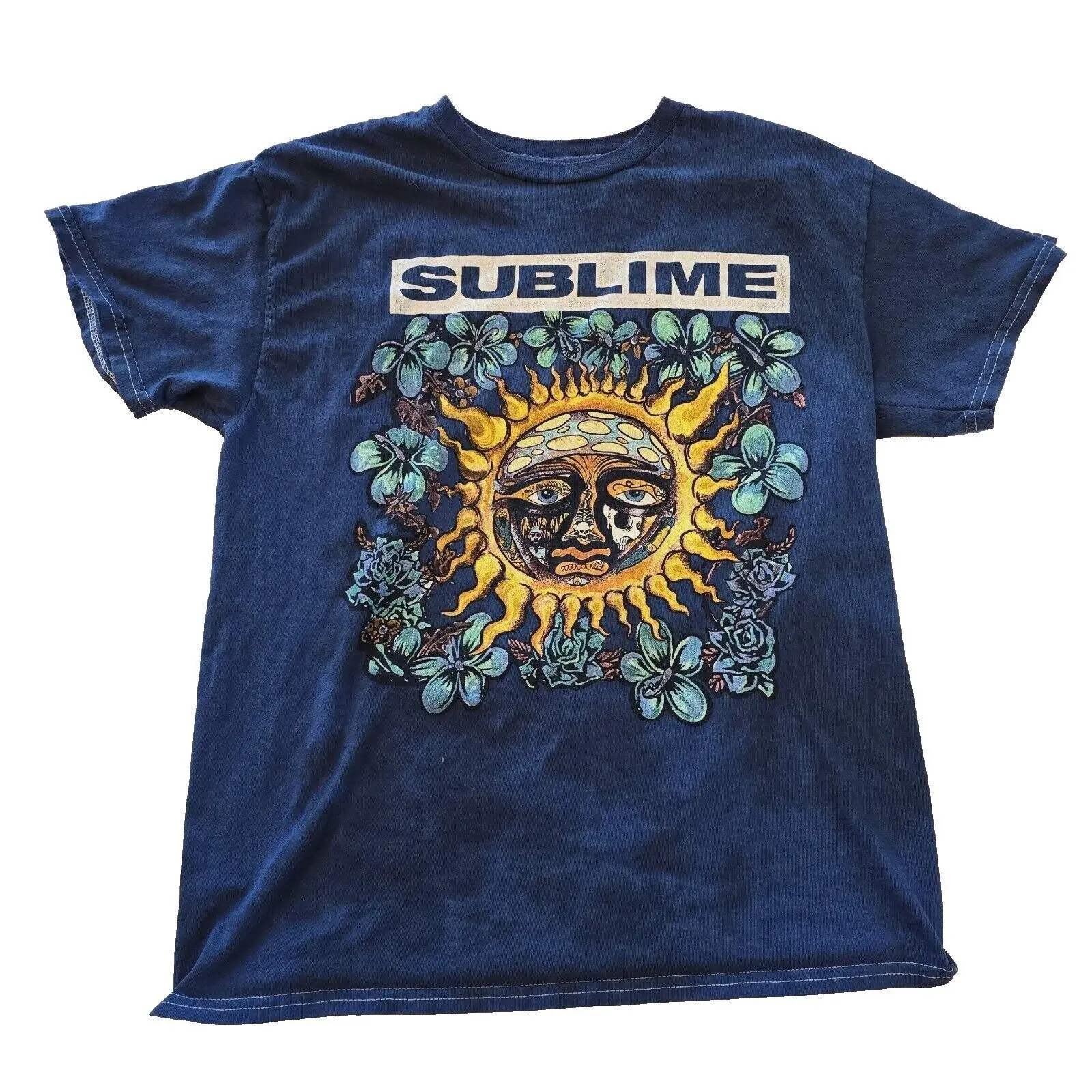 [Sale off to 50%] Sublime Blue Mens Concert T Shirt Sweatshirt Soft Cotton Casual Top for Men & Women, Summer Streetwear Vibe, Cute Summer Top