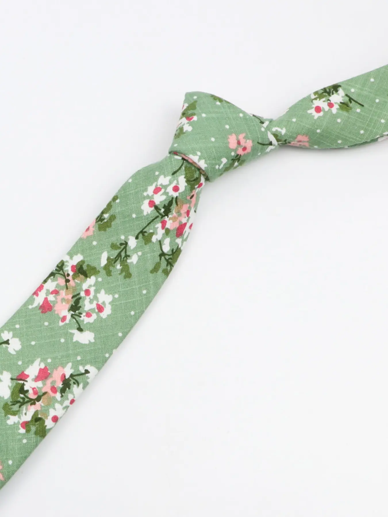 Men's 6.5cm Floral Plant Pattern Tie, Casual Style Accessory, Perfect for Parties, Daily Wear, Dates, and School, Casual Elegant Tie