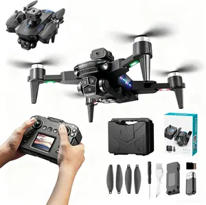 Hobby Drone with Screen Remote Control, Brushless Motor, Dual Camera, Altitude Hold, One-Key Takeoff, 3D Flips, 2 Batteries, APP FPV Control, LED, Adult Beginner Hobby Quadcopter Airplane Aircraft,cinematography equipment bag