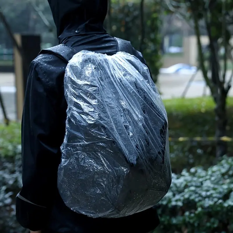 Outdoor backpack cover with double straps and adjustable straps - suitable for hiking, cycling - all-season protection, Waterproof cover, travel backpack, Custom Fit Covers