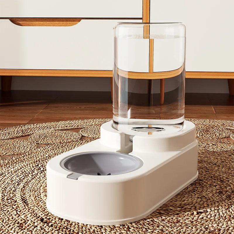 🐶🐱 2L Automatic Food & Water Dispenser – Easy Feeding, Happy Pets