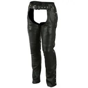 Skyline Rider Unisex Motorcycle Leather Chaps